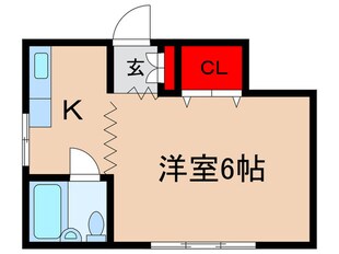 岡村アパートの物件間取画像